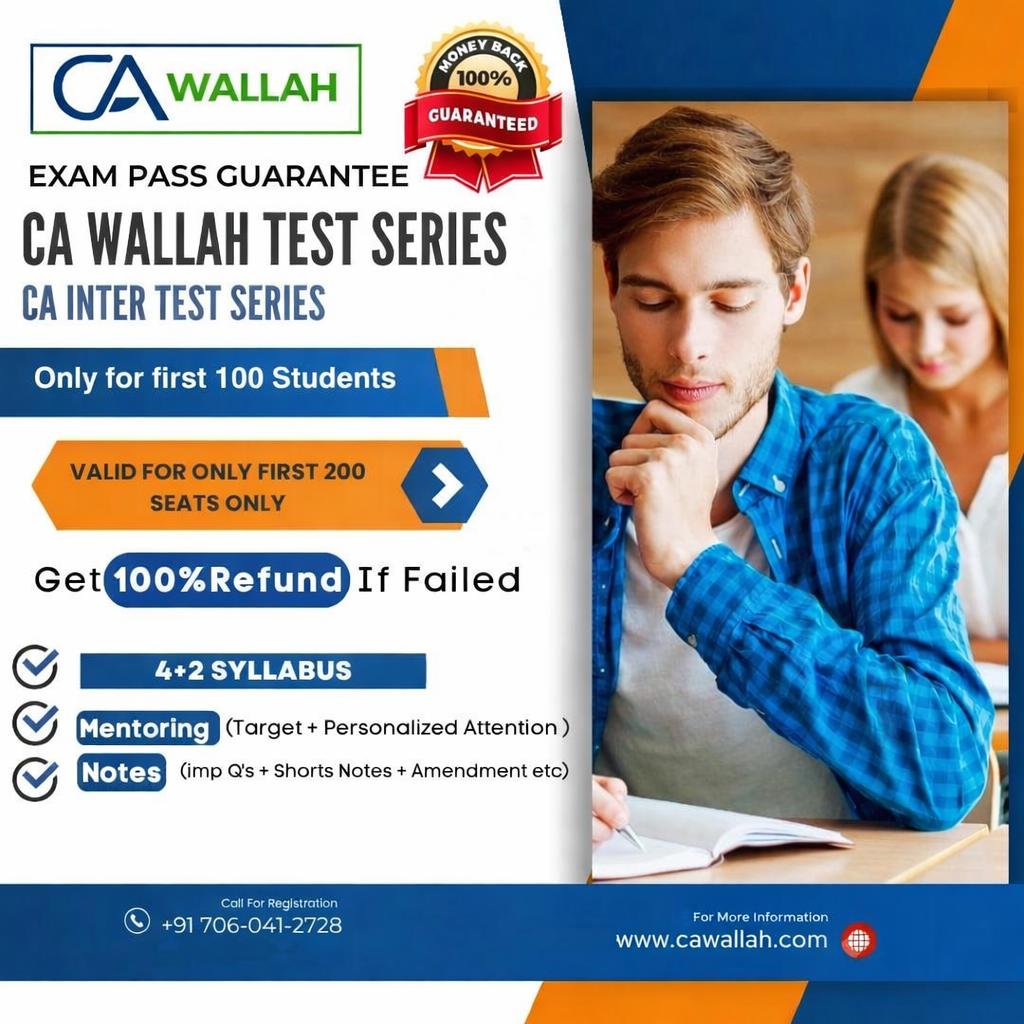  (BOTH GROUPS) - Scheduled / Unscheduled Test Series 